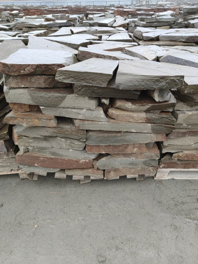 Плитняк песчаник серо-зелёный для мощения 60-65 мм купить в Волгоградской области