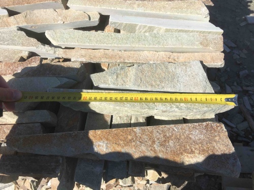 Горбушка златолит золотистый для облицовки купить в Волгоградской области