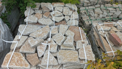 Гранитный плитняк галтованный для парковки купить в Волгоградской области