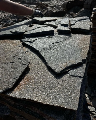 Плитняк златолит серебристый для фасада купить в Волгоградской области