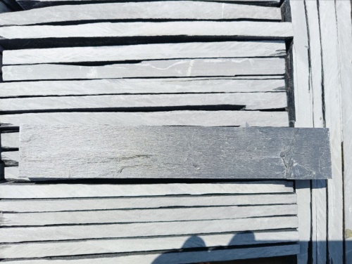 Плитка чёрная из натурального камня фасадная 30 см * 5 см, толщина 7 мм -30 мм купить в Волгоградской области